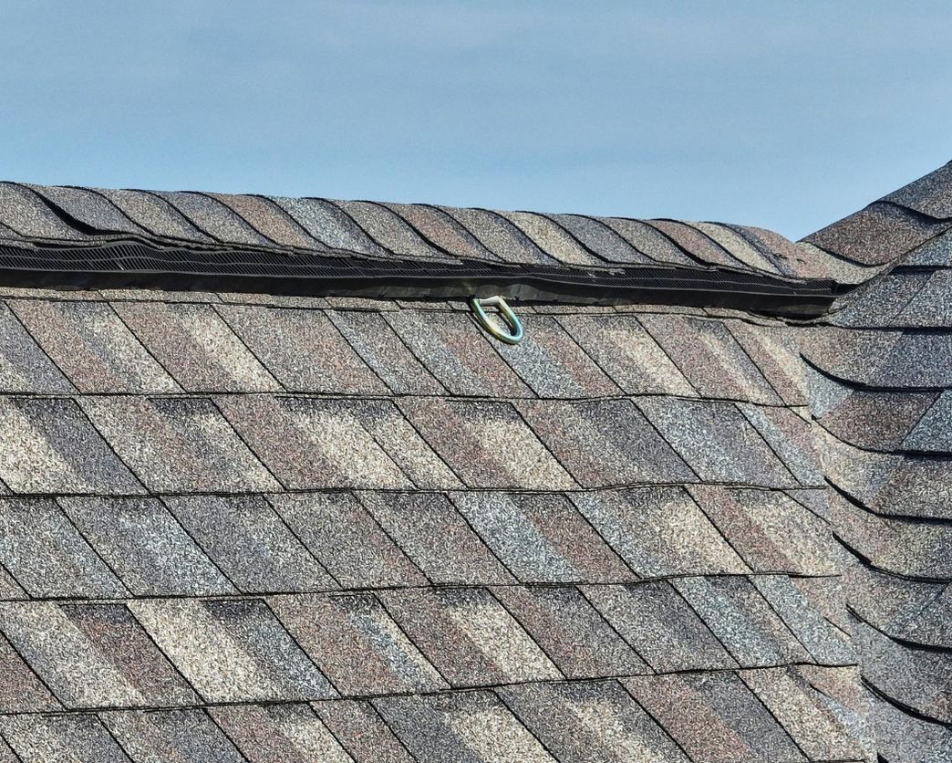 Roof damaged by hailstorm